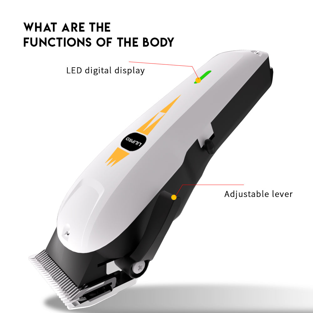 LILIPRO L19 — resultado de corte fade con cuchilla 5Cr Fade Blade