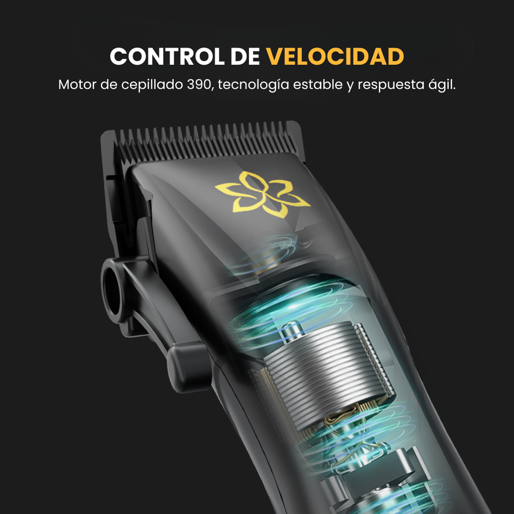 Máquina de Cortar Cabello Profesional con Hoja Cerámica DLC, Palanca Ajustable y Motor 7.000 RPM • LILIPRO L13