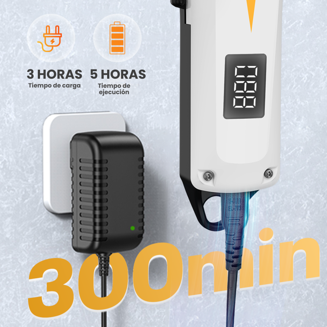 Máquina de Cortar Cabello Profesional Estilo Clásico con Hoja R-Shape Antipellizco y Protección para la Piel • LILIPRO L20