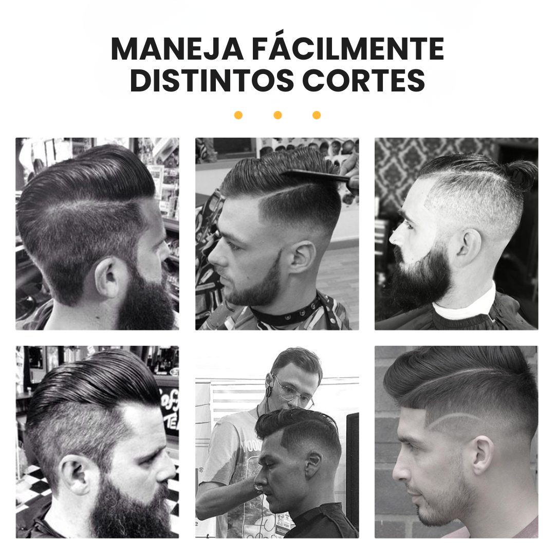 Máquina de Cortar Cabello Profesional Estilo Clásico con Hoja R-Shape Antipellizco y Protección para la Piel • LILIPRO L20