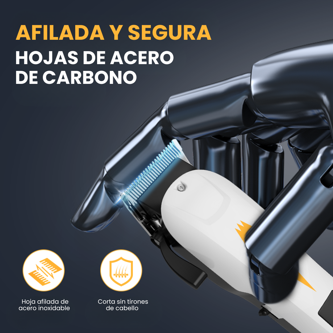 Máquina de Cortar Cabello Profesional Estilo Clásico con Hoja R-Shape Antipellizco y Protección para la Piel • LILIPRO L20