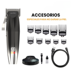 Máquina de Cortar Cabello Profesional con Pantalla LCD, Cuchillas Ajustables y Motor Silencioso • LILIPRO L27