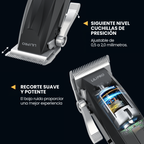 Máquina de Cortar Cabello Profesional con Pantalla LCD, Cuchillas Ajustables y Motor Silencioso • LILIPRO L27