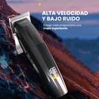 Máquina de Cortar Cabello Profesional con Pantalla LCD, Cuchillas Ajustables y Motor Silencioso • LILIPRO L27