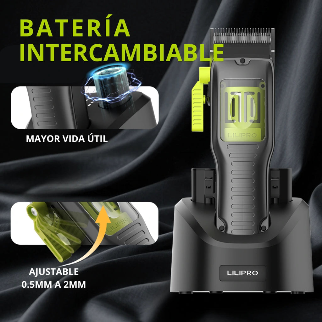 Máquina de Cortar Pelo Profesional con Batería Extraíble • LILIPRO L52