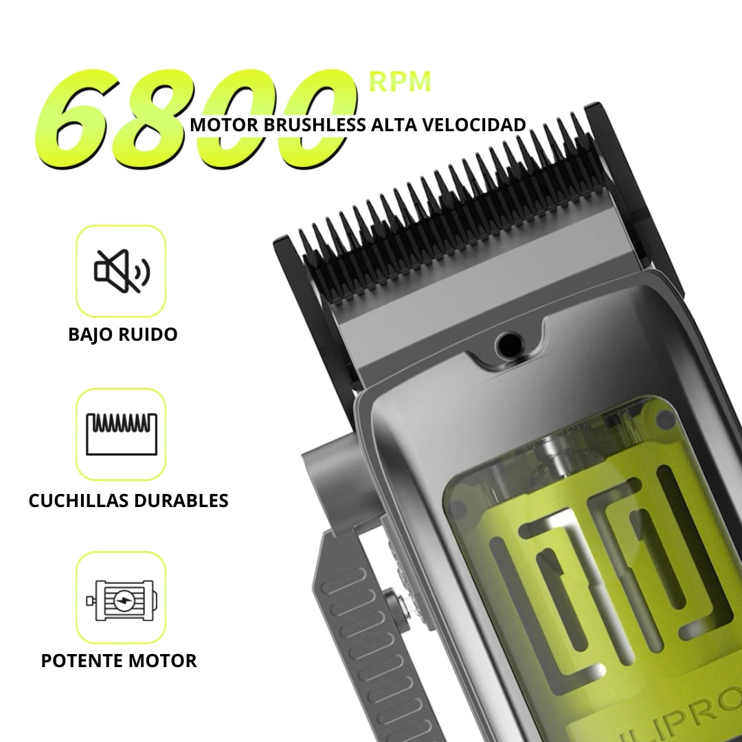 Máquina de Cortar Pelo Profesional con Batería Extraíble • LILIPRO L52