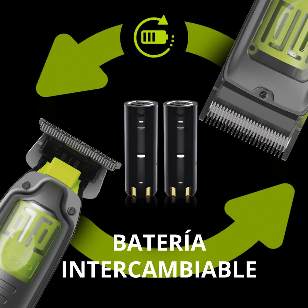 Máquina de Cortar Pelo Profesional con Batería Extraíble • LILIPRO L52