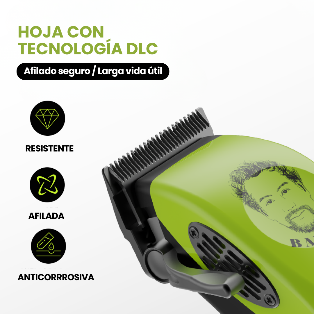 Máquina de Cortar Cabello Profesional con Motor Magnético 10.000 RPM y Hoja DLC de Alta Precisión • LILIPRO L60