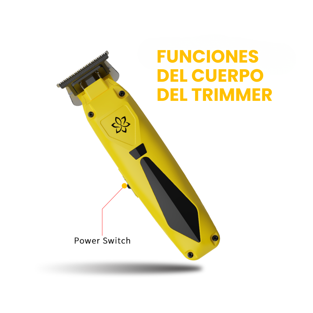 Trimmer Profesional Compacto Inalámbrico con Cuchilla DLC y Batería de 1.800 mAh • LILIPRO M50
