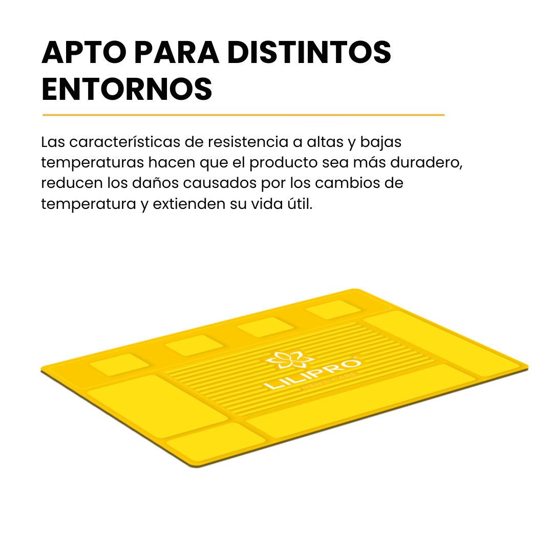 Alfombrilla Magnética Antideslizante Profesional para Barbería, Resistente al Calor y al Agua • LILIPRO Mat Mag