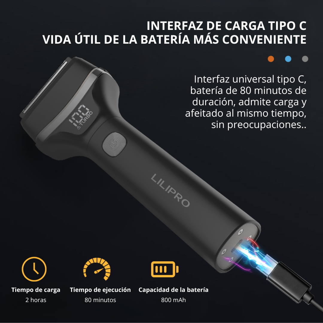 Shaver Lilipro S3 cabezal carga tipo 3
