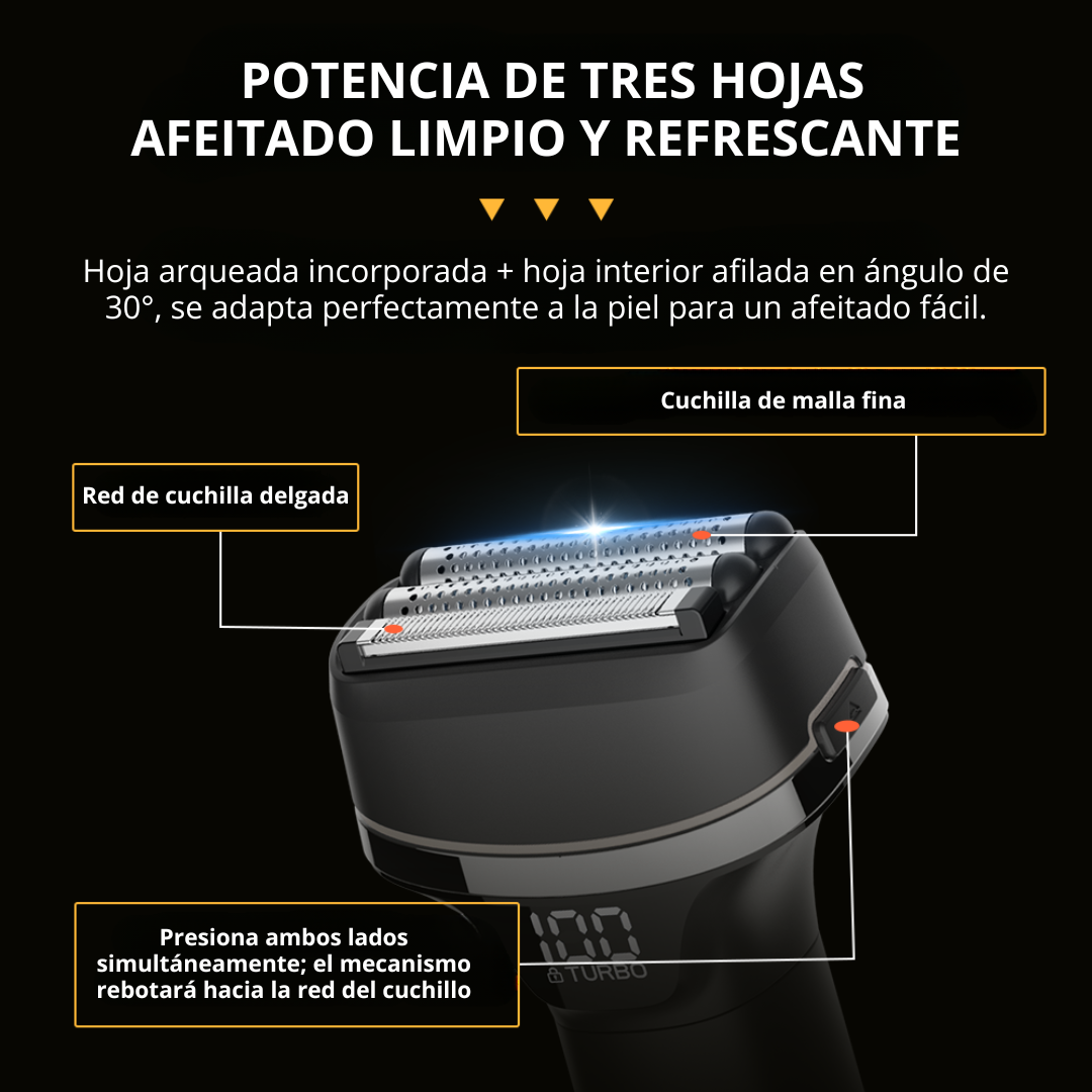 Shaver LILIPRO afeitado limpio y refrescante