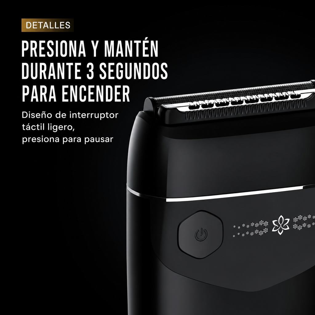 LILIPRO S1 botón de encendido táctil — 3 segundos para encender