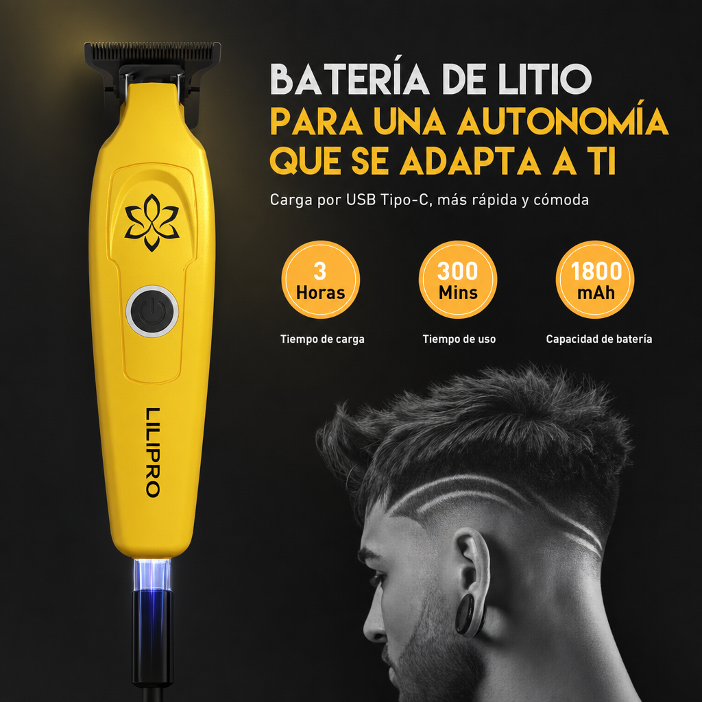 LILIPRO M10 batería de litio 1800 mAh — 300 min de autonomía USB-C