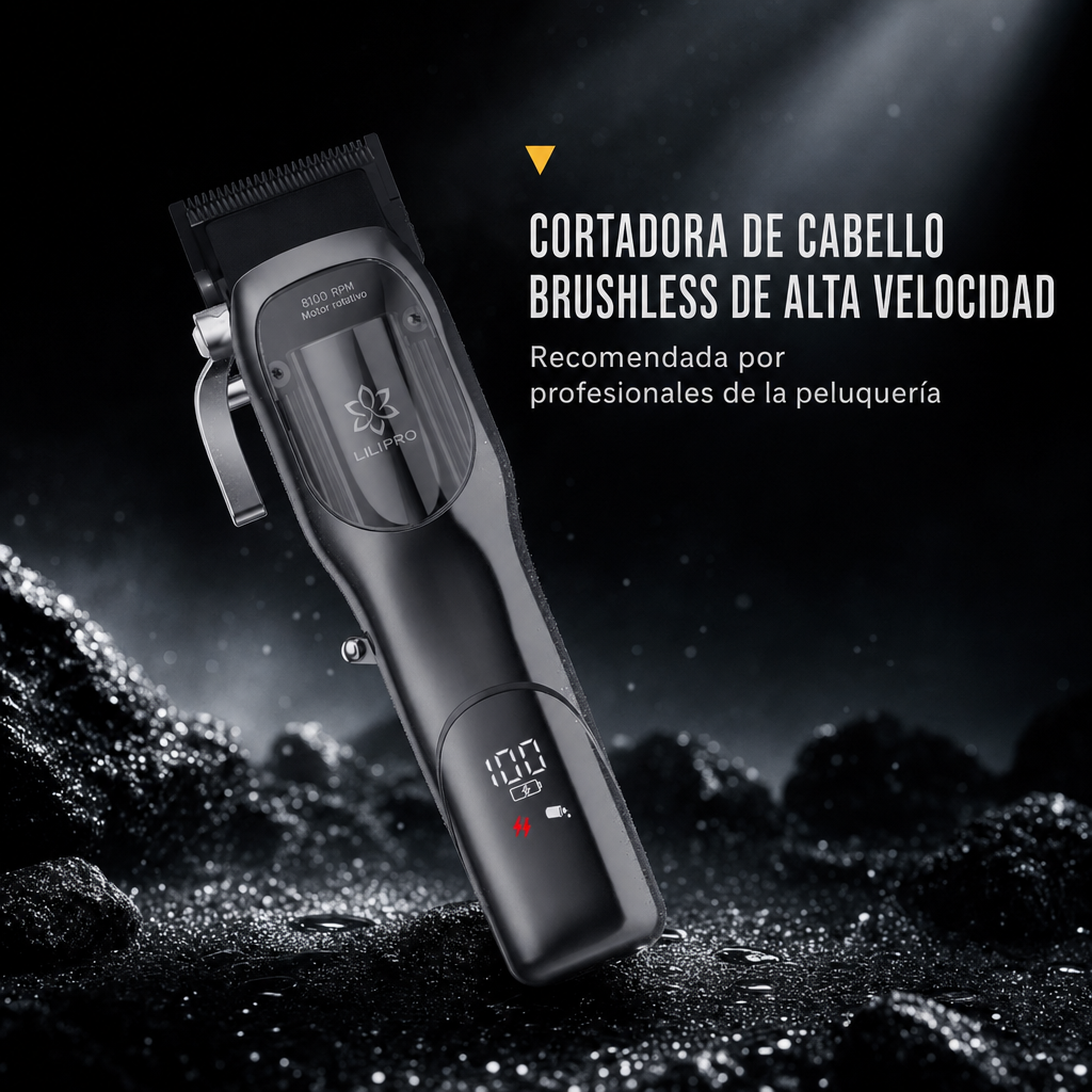 LILIPRO L28 cortadora brushless profesional — carga USB-C, potencia constante