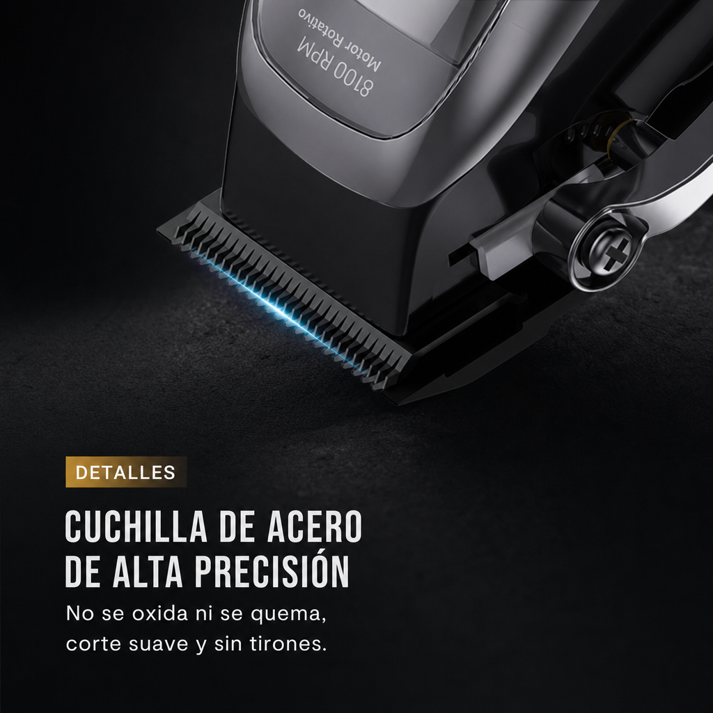 LILIPRO L28 cuchilla de acero DLC — corte al ras preciso, ultra resistente al desgaste