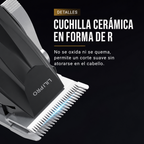 LILIPRO L27 cuchilla cerámica en forma de R — anti-oxidante, corte suave sin tirones