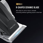 Máquina de Cortar Cabello Profesional con Pantalla LCD, Cuchillas Ajustables y Motor Silencioso • LILIPRO L27