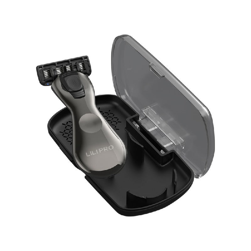 LILIPRO G1 sobre su estuche de viaje abierto