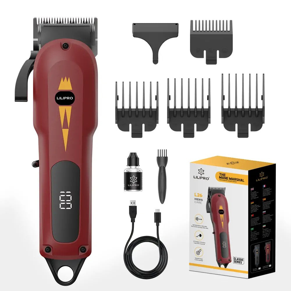 Cortadora L26, rojo con accesorios