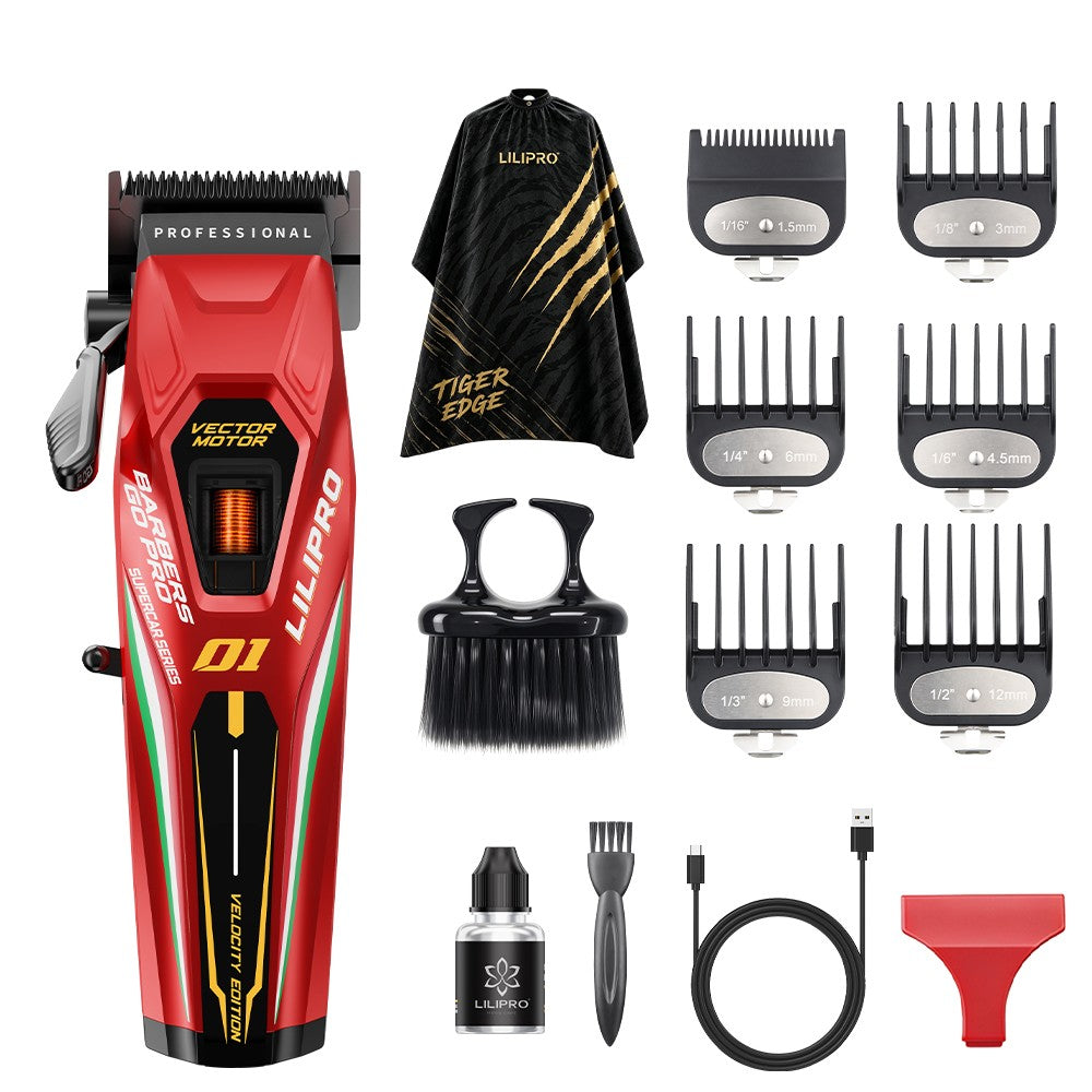 LILIPRO L67 Supercar con capa de corte, cepillo de cuello, aceite y cable