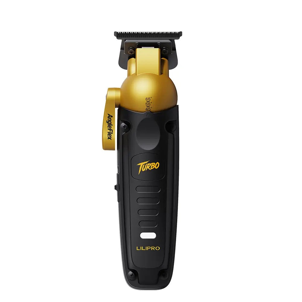 Trimmer M53 AngleFlex, negro con dorado, de frente