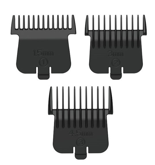Set de 3 peines guía LILIPRO de 1,5 / 3 / 4,5 mm para perfiladora M20