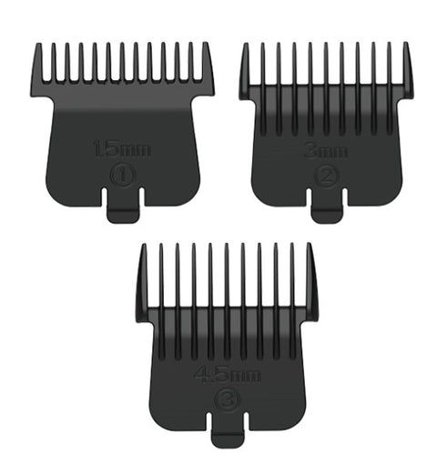 Set de 3 peines guía LILIPRO de 1,5 / 3 / 4,5 mm para perfiladora M20