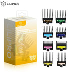 Set de 8 peines guía LILIPRO con su caja original Barbers Go Pro