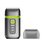 LILIPRO S52 gris grafito con verde fluorescente, con la tapa protectora al lado