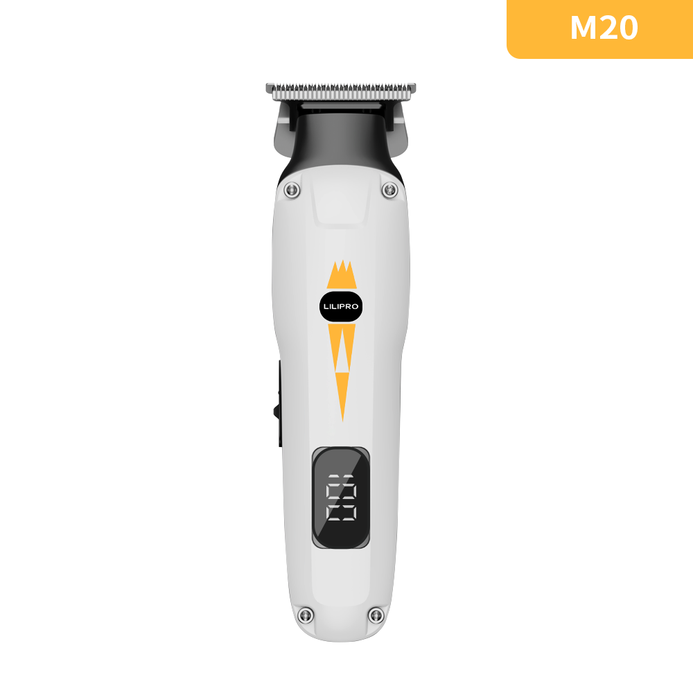 Perfiladora Profesional Silenciosa con Hoja R-Shape, Carga Rápida Tipo-C y Pantalla LCD • LILIPRO M20