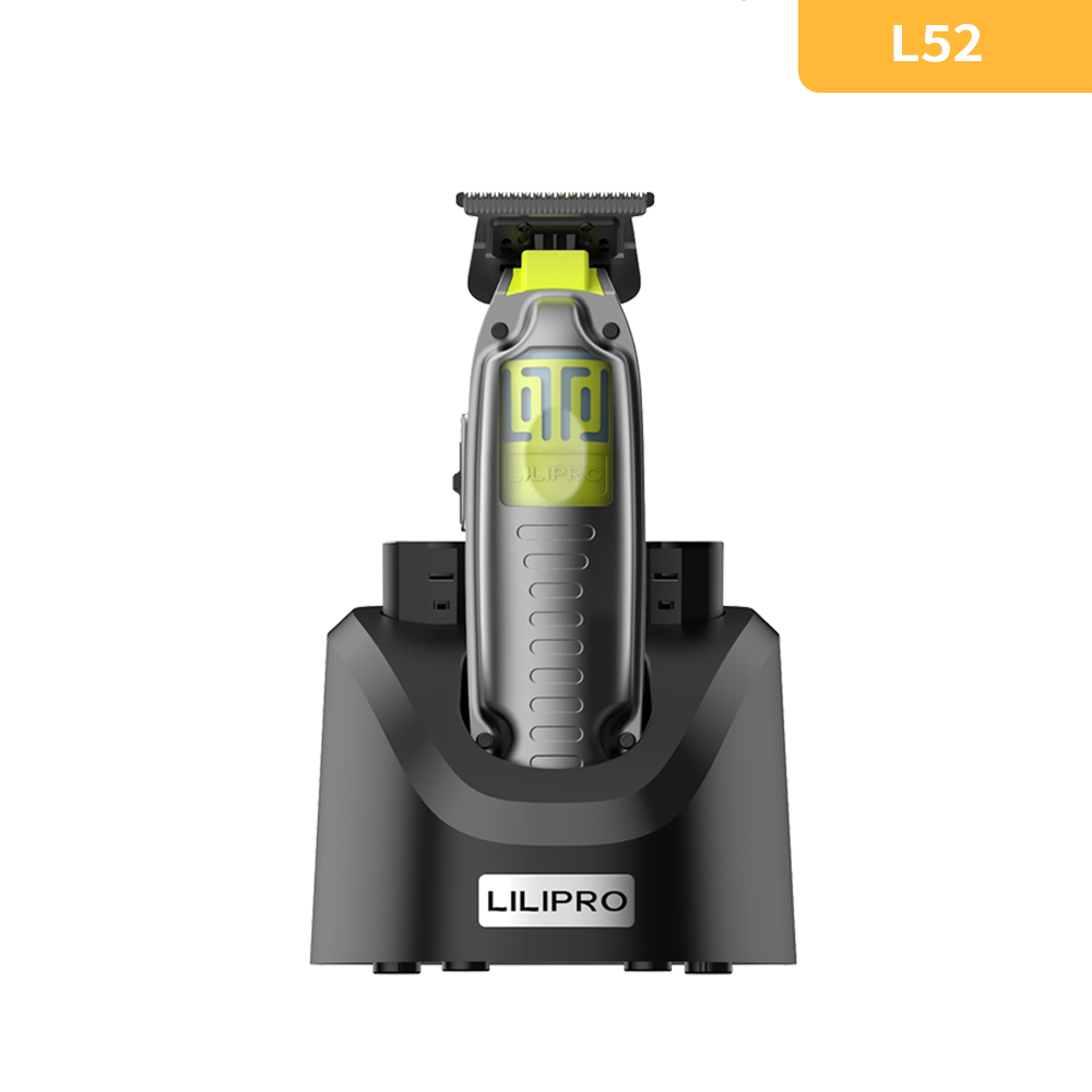 Trimmer Profesional con Motor 6.500 RPM, Batería Extraíble Dual y Cuchilla DLC de Alta Durabilidad • LILIPRO M52