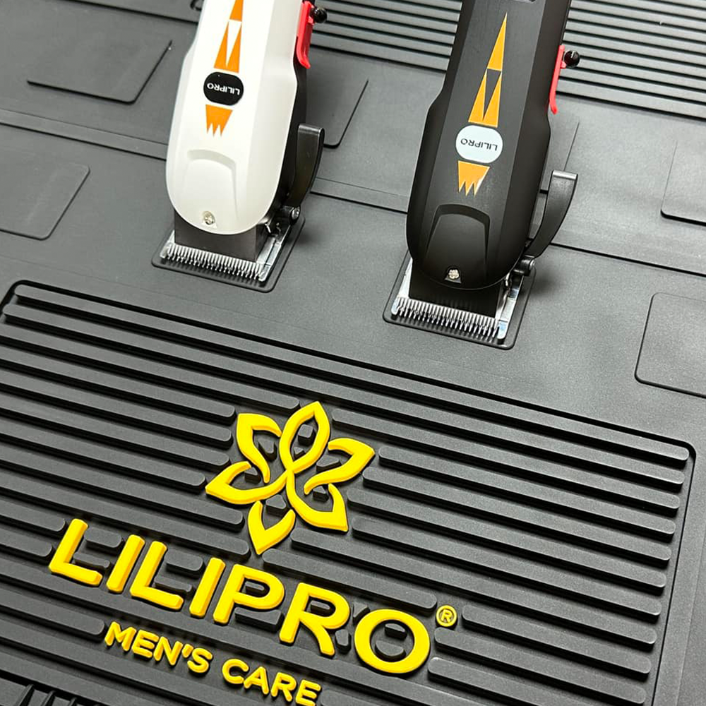 Pad de Silicona Antideslizante Resistente al Calor para Barbería y Peluquería Profesional • LILIPRO Mat Gris