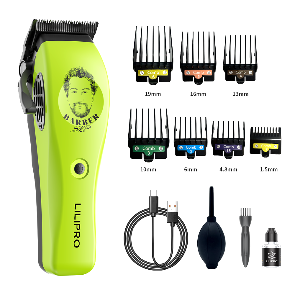 Máquina de Cortar Cabello Profesional con Motor Magnético 10.000 RPM y Hoja DLC de Alta Precisión • LILIPRO L60