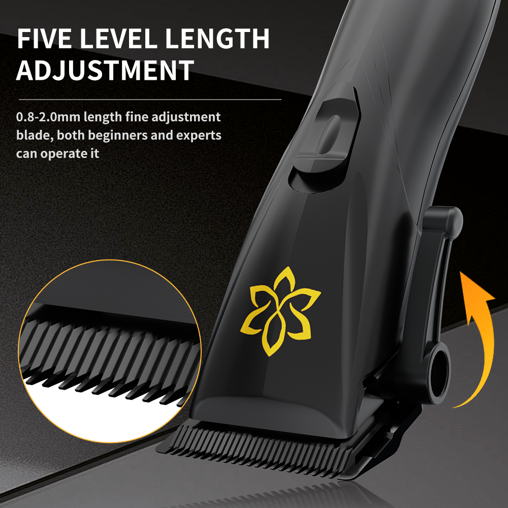 Máquina de Cortar Cabello Profesional con Hoja Cerámica DLC, Palanca Ajustable y Motor 7.000 RPM • LILIPRO L13