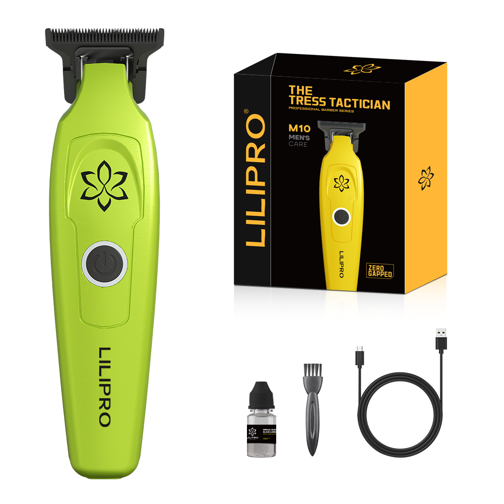 LILIPRO M10 trimmer profesional — vista lateral cuchilla Zero-Gap