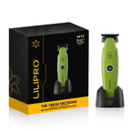 Trimmer Profesional Inalámbrico para Barberos con Hoja DLC, Carga Inalámbrica Tipo-C y Motor de Alta Precisión • LILIPRO M12